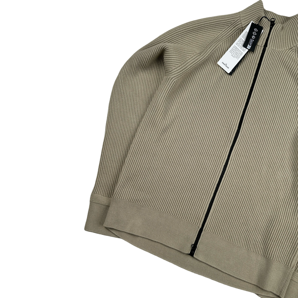 Stone Island 2024 Beige Virgin Wool Knit Jumper - Small
