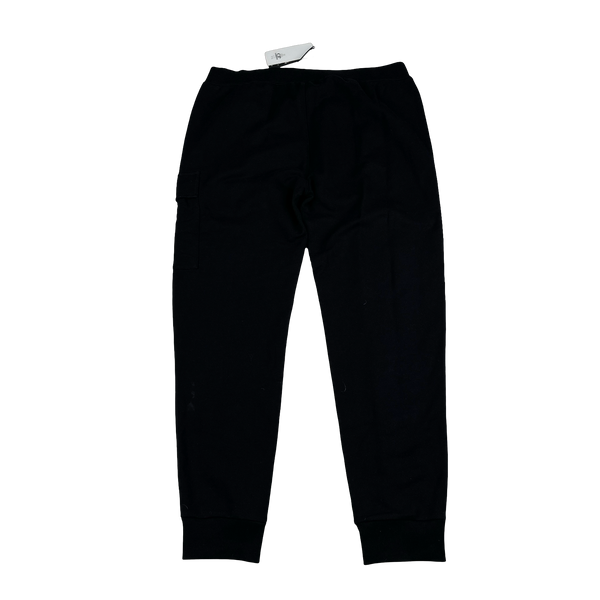CP Company Black Cotton Lens Viewer Joggers - Small & XXL