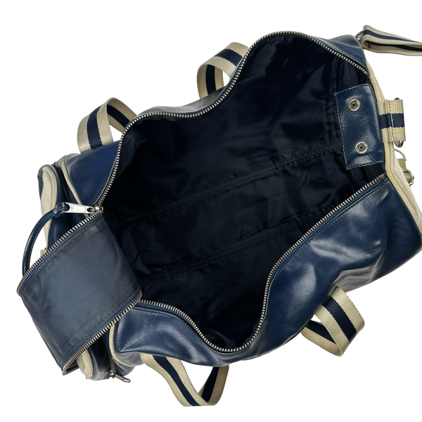 Fred Perry Leather Small Duffle / Holdall Bag