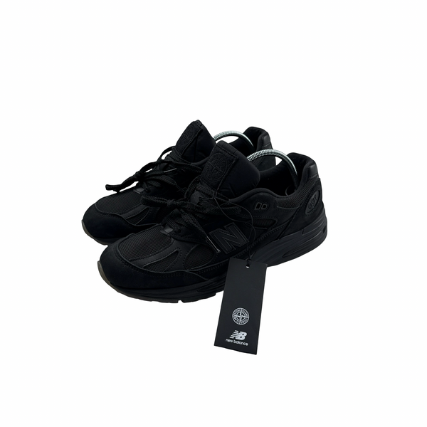 Stone Island x New Balance Ghost Black 991 Trainers - UK 9