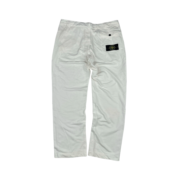 Stone Island 2007 White Vintage Tracksuit Joggers - XXL