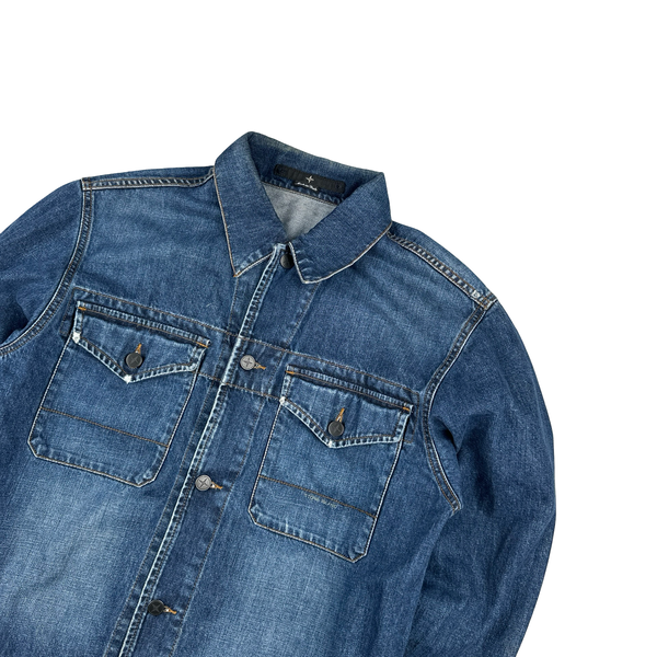 Stone Island Vintage Denims Mid Wash Denim Jacket - Large