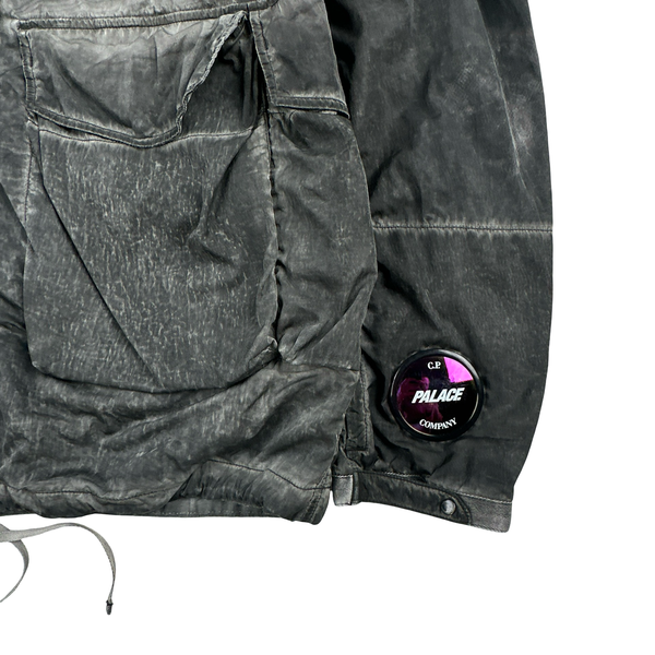CP Company x Palace Grey Nylon La Mille Goggle Jacket - XL
