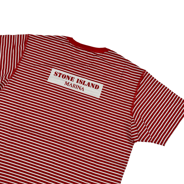 Stone Island 2019 Striped Marina T Shirt - Medium