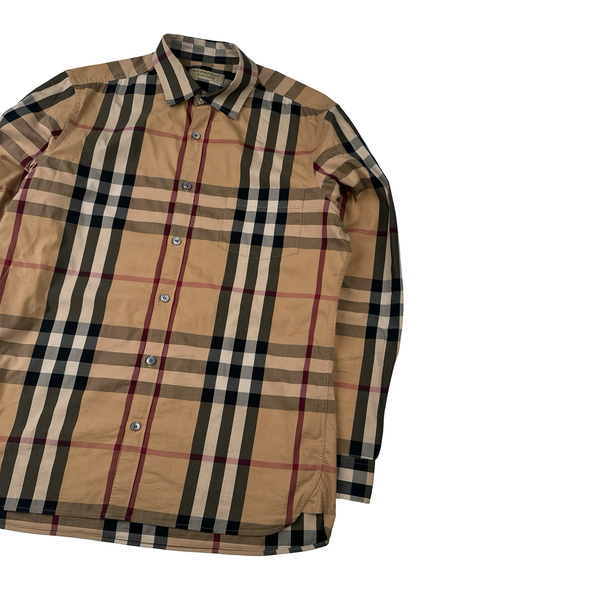 Burberry Nova Check Button Up Shirt - Large