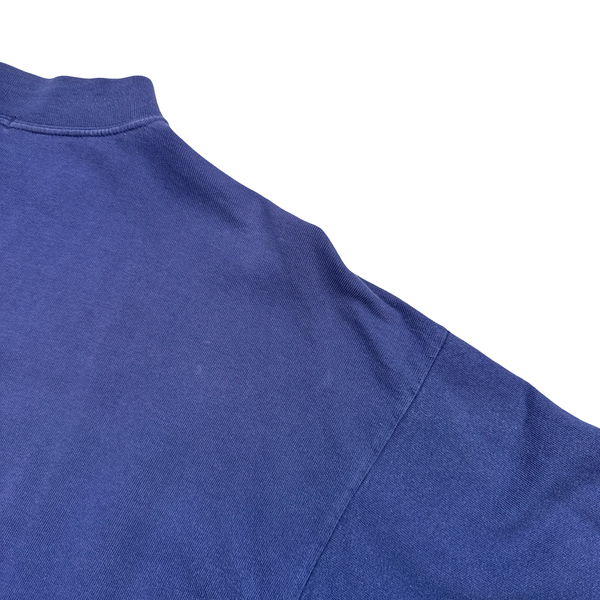 Stone Island 90s Navy Spellout Vintage Pullover - Large