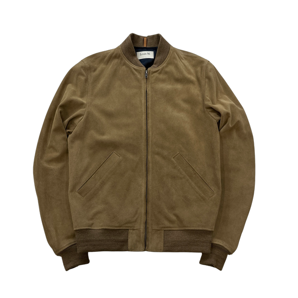 APC Louis W Brown Ferris Suade Bomber Jacket - XS