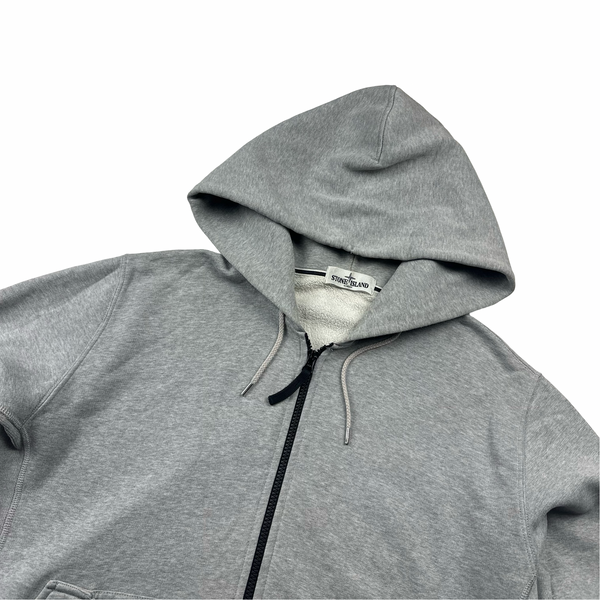 Stone Island 2013 Grey Zip Up Hoodie - XXL – Mat's Island