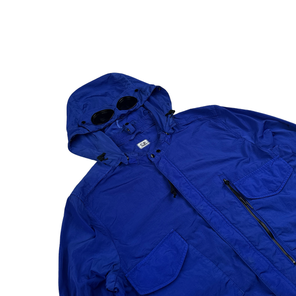CP Company Blue Chrome Goggle Overshirt - XL