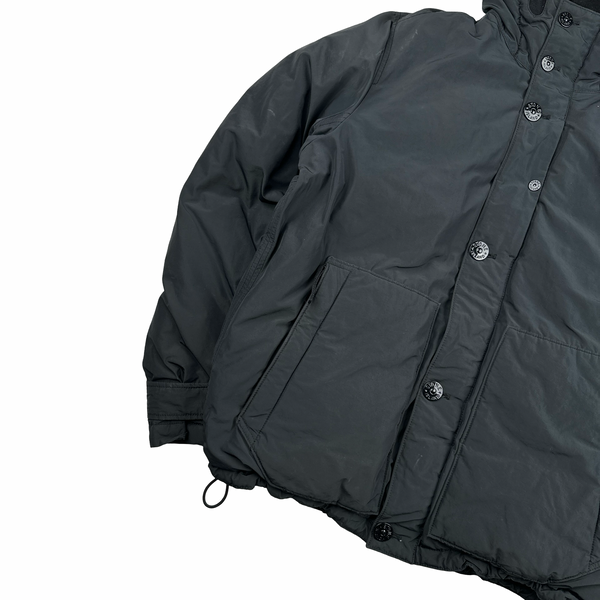 Stone Island 2016 Black Down Filled Hooded Winter Jacket - XXL