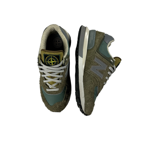 Stone Island x New Balance 574 Legacy Trainers - UK 9