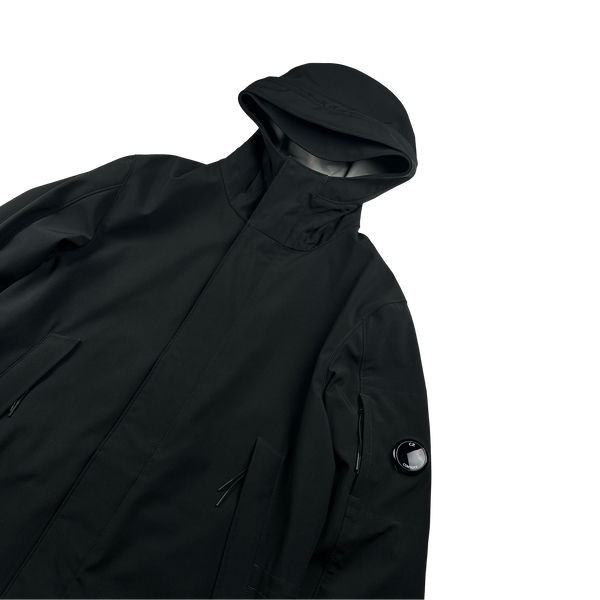 CP Company Black Fishtail Parka Soft Shell Medium