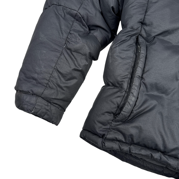 North Face Black Summit Series 700 Down Hooded Puffer Jacket - Medium