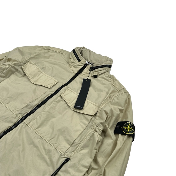 Stone Island 2022 Tan Naslan Light Watro Jacket - Medium