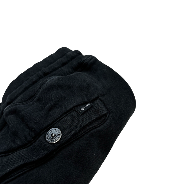 Stone Island x Supreme 2014 Black Spellout Tracksuit Set - Large