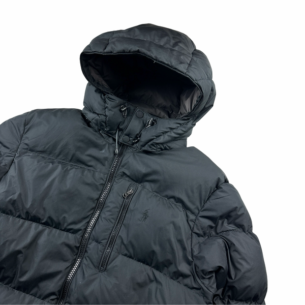 Ralph Lauren Black Puffer Thick Down Puffer Jacket - XL