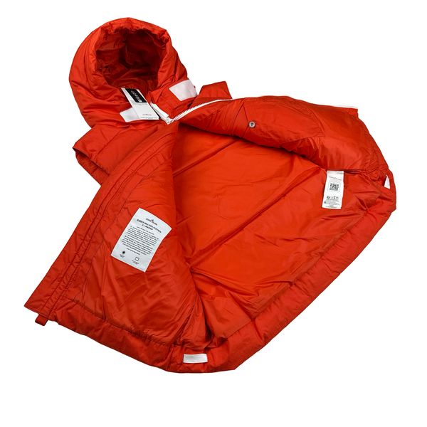 Stone Island 2023 Marina Rubber Wax Poplin Down Gilet - XL