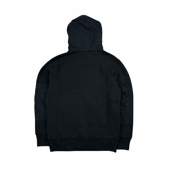 CP Company x Palace Black Spellout Goggle Hoodie - Large - XS