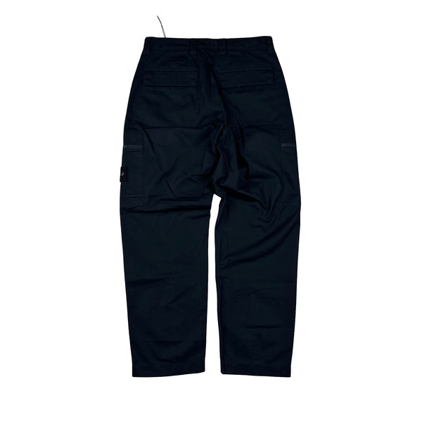 Stone Island 2024 Navy Ghost Cargo Trousers - 29"