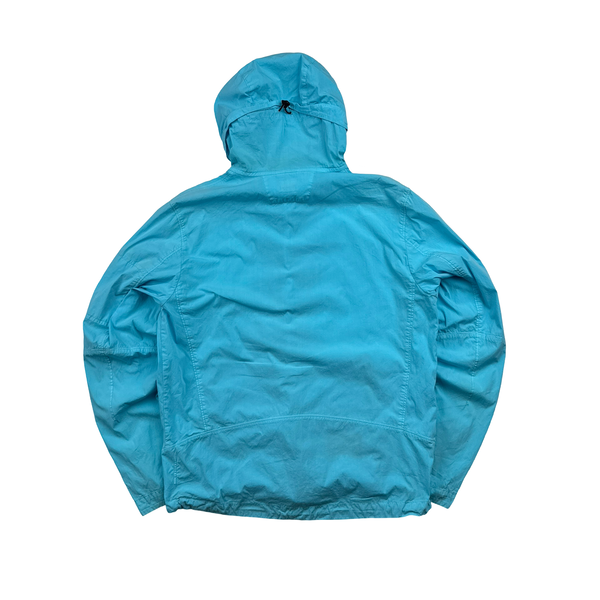 CP Company 50 Fili Baby Blue Hooded Jacket - Large