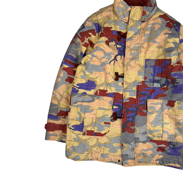 Stone Island 2022 Heritage Camo Ripstop Nylon Dutch Rope Jacket - Large