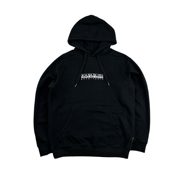 Napapijri Black Pullover Hoodie - Medium