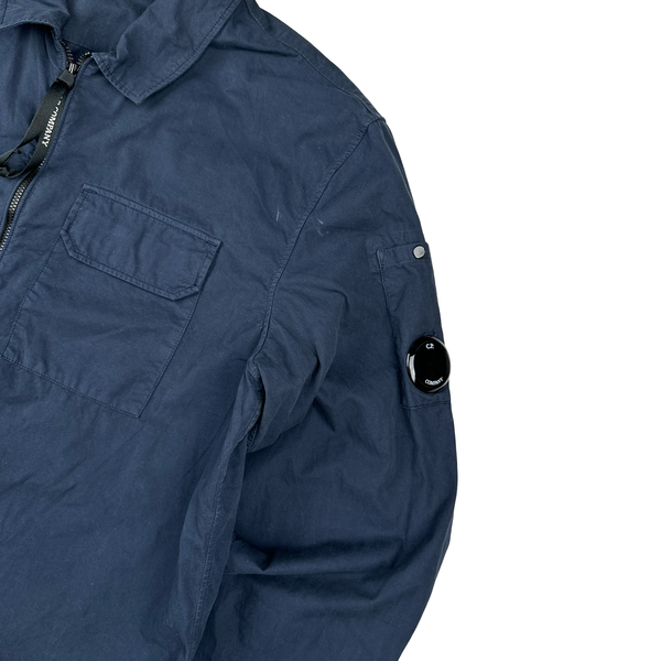 CP Company Navy Lens View Chest Pocket Overshirt - XL