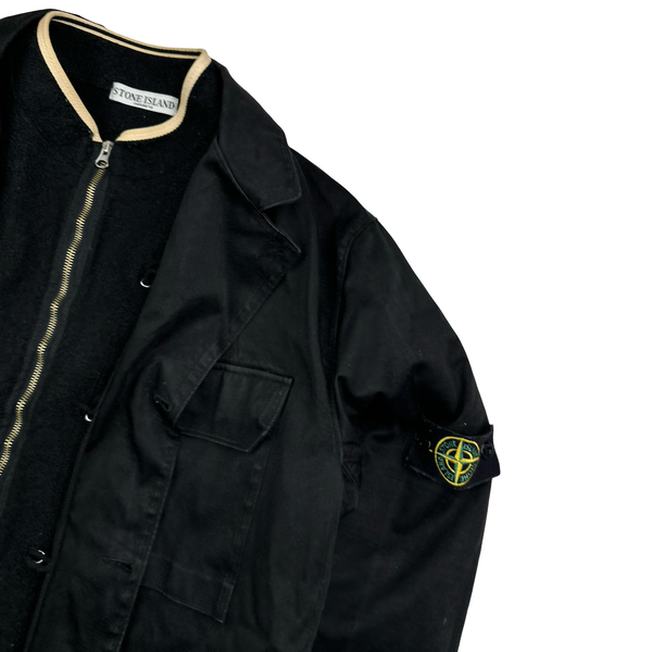 Stone Island 2005 Black Dutch Rope Cotton Jacket - XL