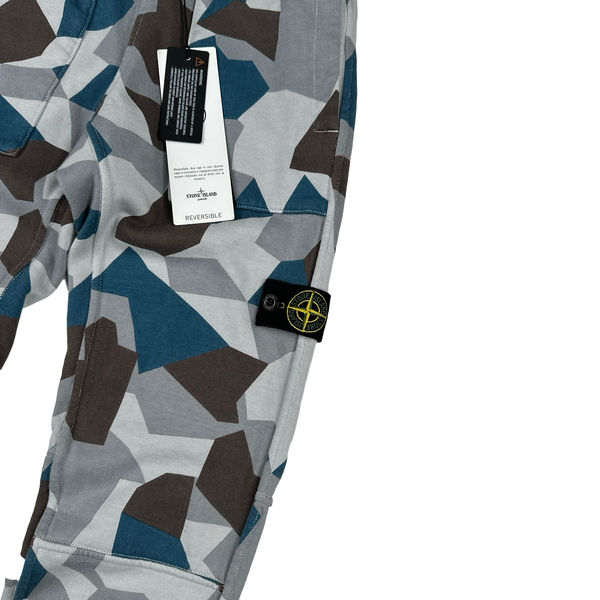 Stone Island Junior Pattern Cotton Joggers - Age 8