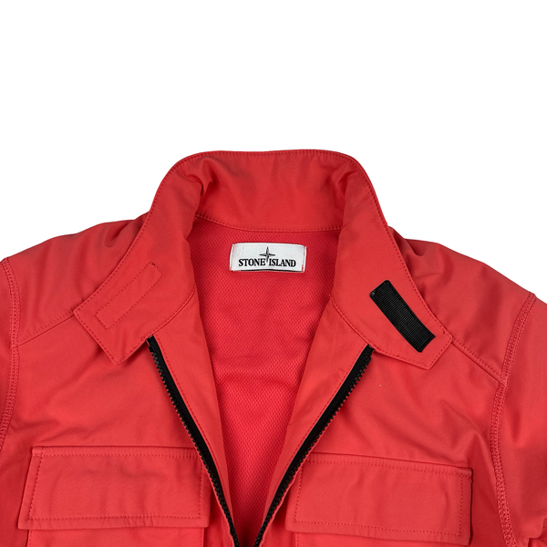 Stone Island 2020 Pink Light Soft Shell R Jacket - Small