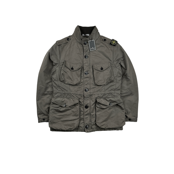 Stone Island 2008 Brown David TC Shoulder Badge Field Jacket - XL