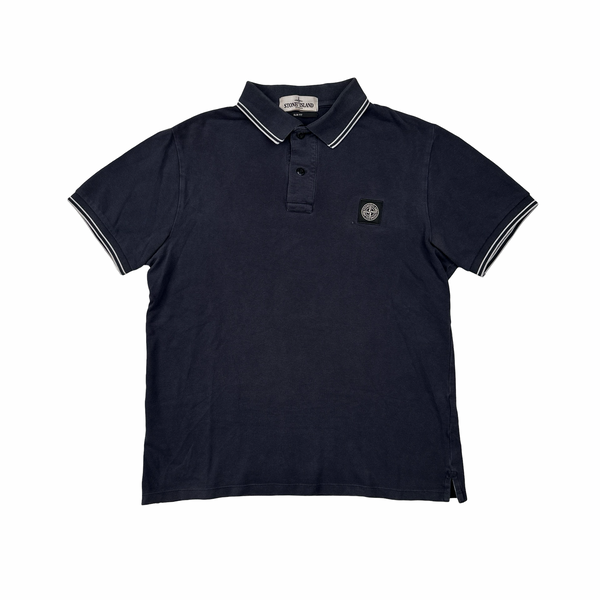 Stone Island 2012 Blue Slim Fit Polo Shirt - Large – Mat's Island