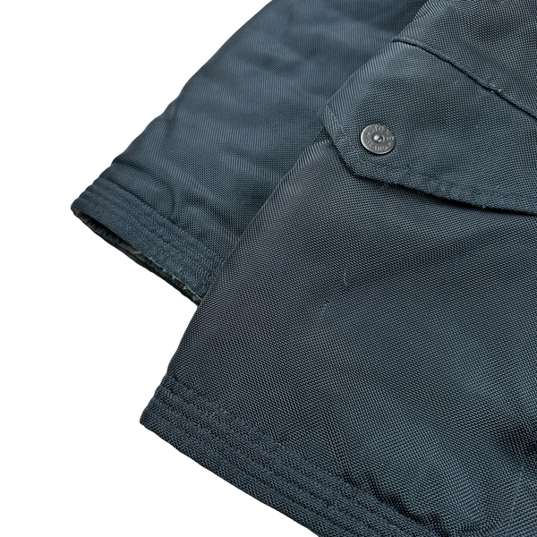 Stone Island 2010 Navy Oxford Nylon Parka Jacket - Small