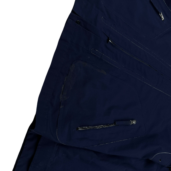 Stone Island 2016 Navy Tank Shield Multi Layer Hooded Jacket - Small
