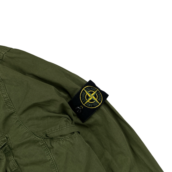 Stone Island 2022 Khaki Double Pocket Overshirt - XL