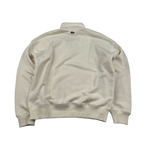 Lacoste Emblem Quarter Zip Jumper - Medium