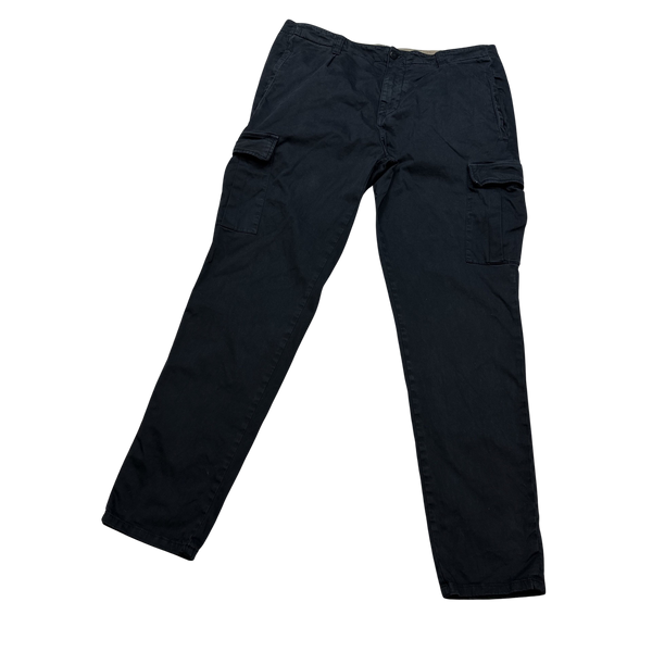 CP Company Navy Tapered Fit Cargos - 38"