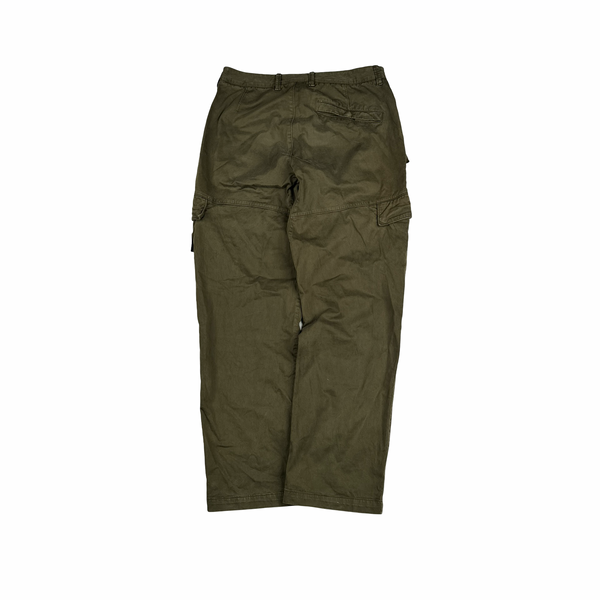 Stone Island 2021 Khaki Ghost Regular Fit Cargo Trousers - 30"