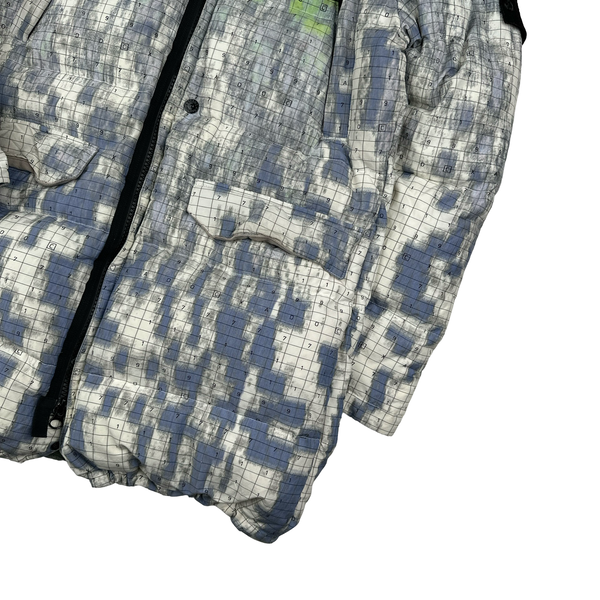 Stone Island 2019 Printed DPM Chine Puffer Shadow Project Jacket - Small