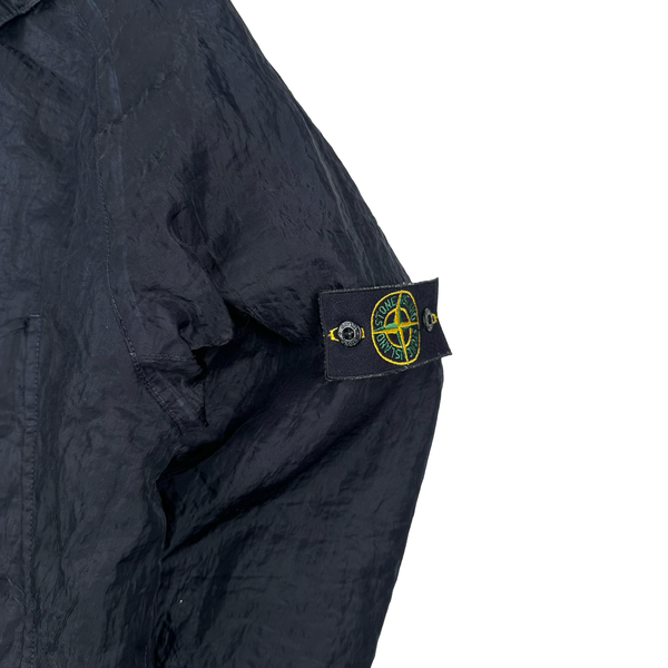 Stone Island 2001 Navy Monofilament Mesh Jacket - Large