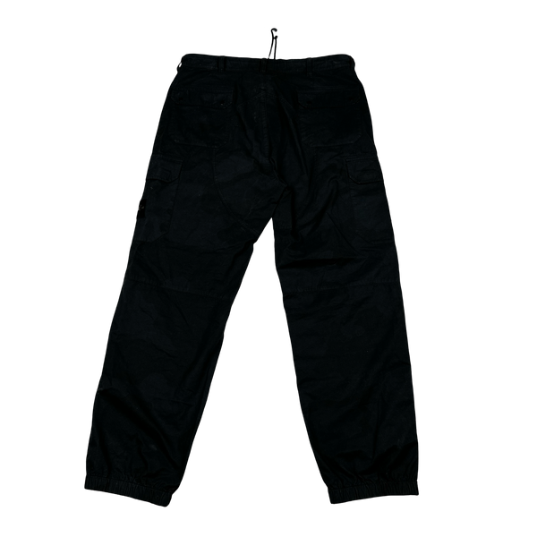 Stone Island x Supreme 2019 Navy Brushed Cotton 2C Camo OVD Cargo Trousers- 34"