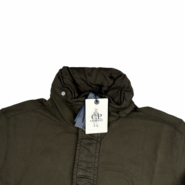 CP Company Khaki Lens View Cotton Zipped Lens Viewer - Large