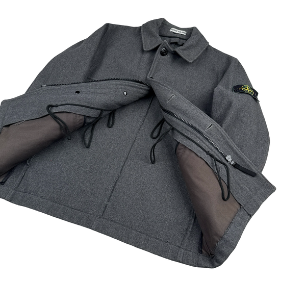 Stone Island Vintage Green Edge 1996 Thick Wool Jacket - Medium