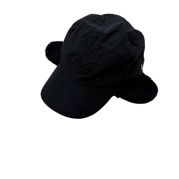 Stone island ear flap cap clearance
