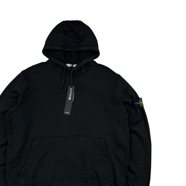 Stone Island 2024 Black Pullover Hoodie - XL