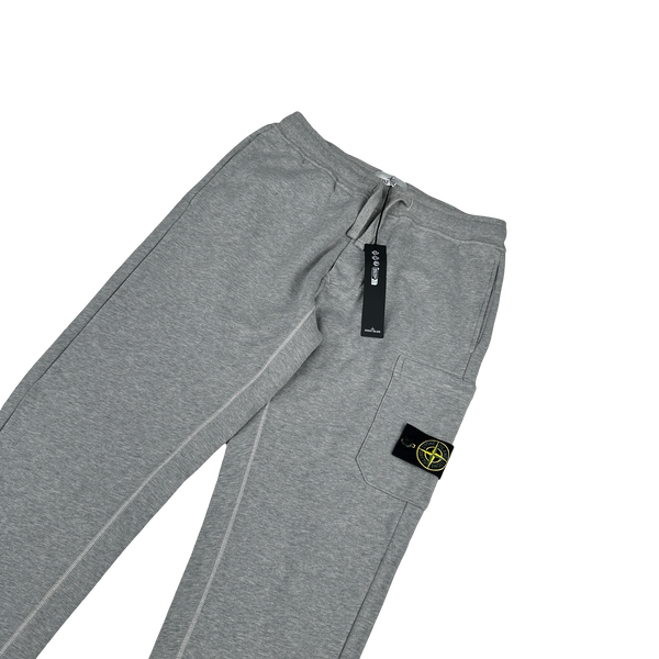 Stone Island 2024 Grey Cotton Joggers - Medium