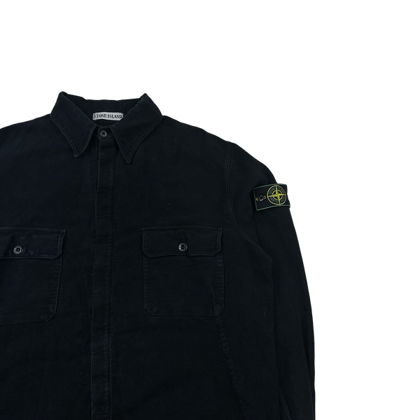 Stone Island Vintage 1998 Moleskin Cotton Overshirt - XL