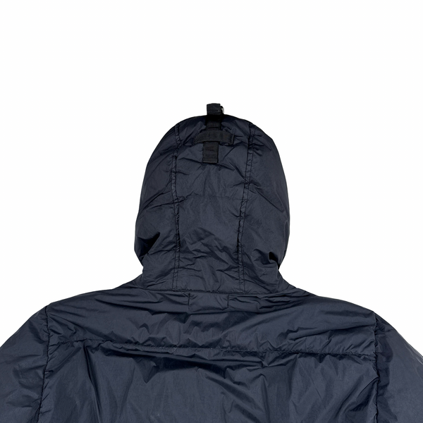 Stone Island 2015 Navy Crinkle Reps Puffer Jacket - XL