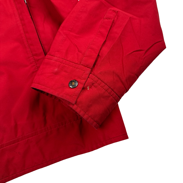 Prada Red Goretex Tab Zipped Parka Jacket - Medium