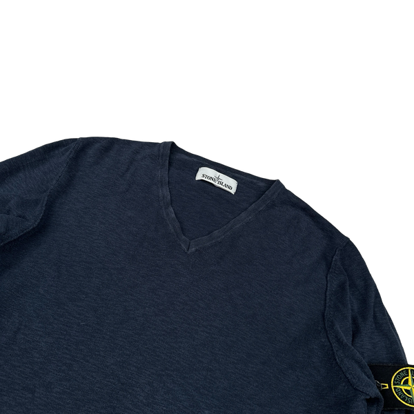 Stone Island 2016 Navy Knit Jumper - Medium